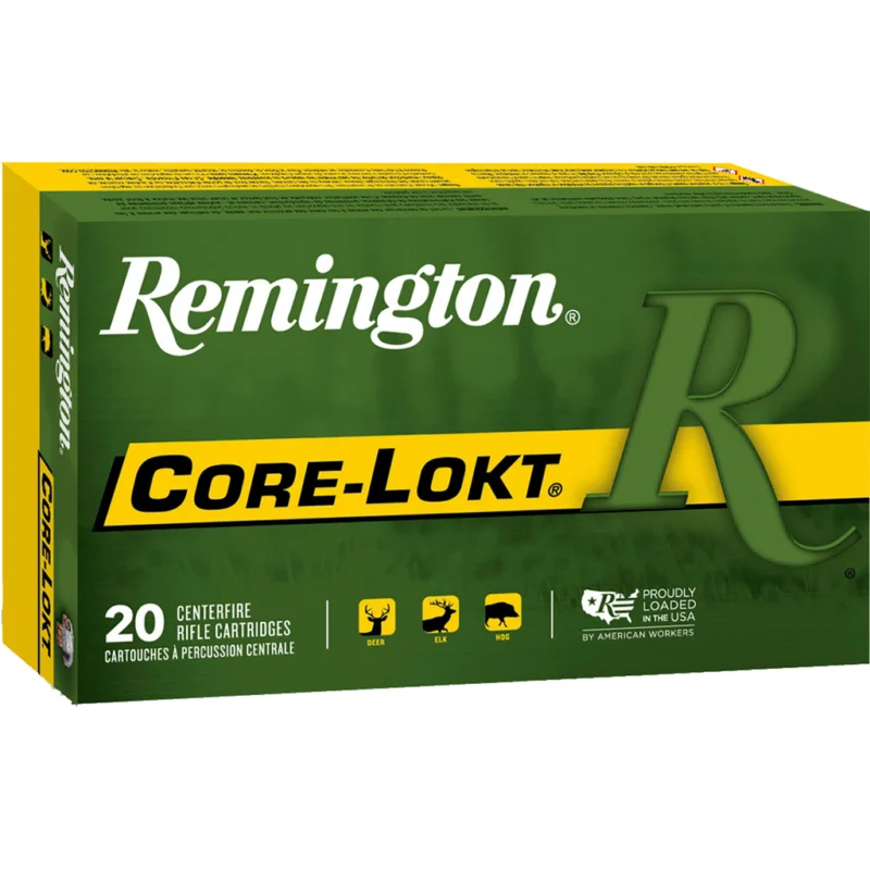 REMINGTON Core-lokt Centerfire Rifle Ammo 35 Whelen 200 Gr. Core-lokt Psp 20 Rd.